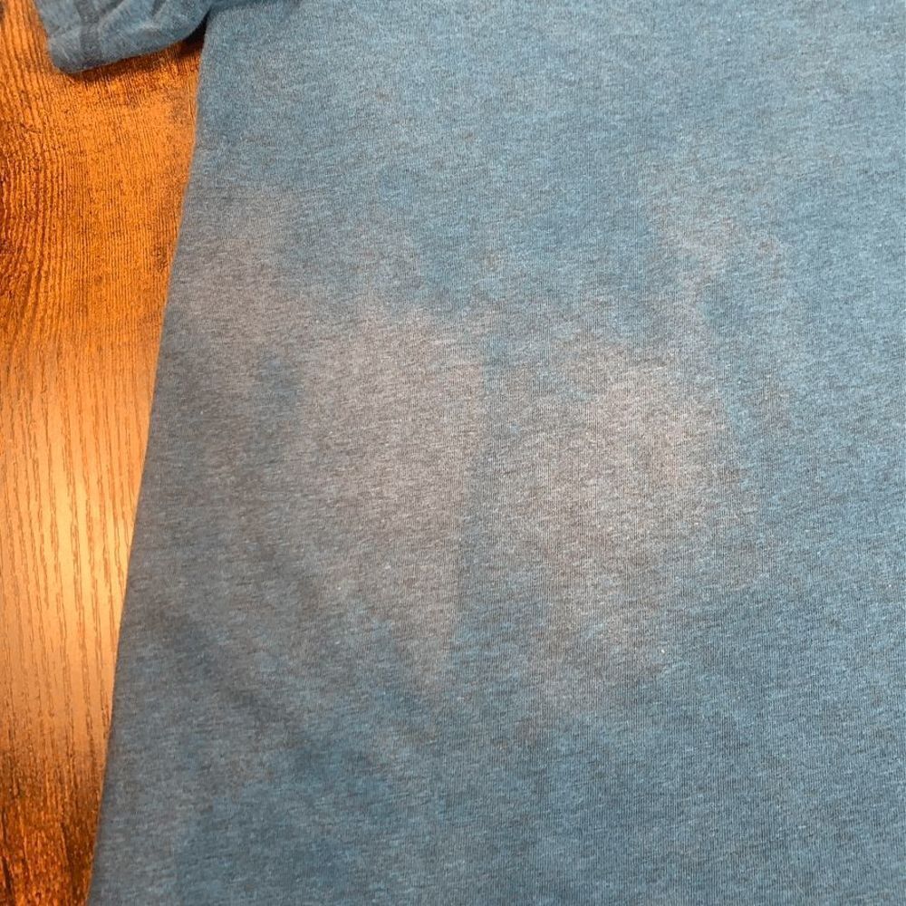 Carhartt Short Sleeve Shirt Men's 2XL Relaxed‎ Fit Blue (DISCOLORATION) - Picture 2 of 6